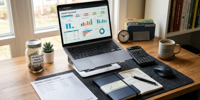 how to make a monthly budget and stick to it successfully